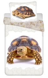 Jerry Fabrics Kinderbettwäsche Schildkröte, Renforcé, 2 günstig online kaufen