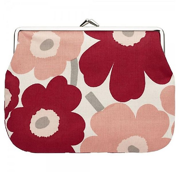 Marimekko Handtasche Portemonnaie Mini Unikko Pink Sand Dark Sherry (14x20 günstig online kaufen