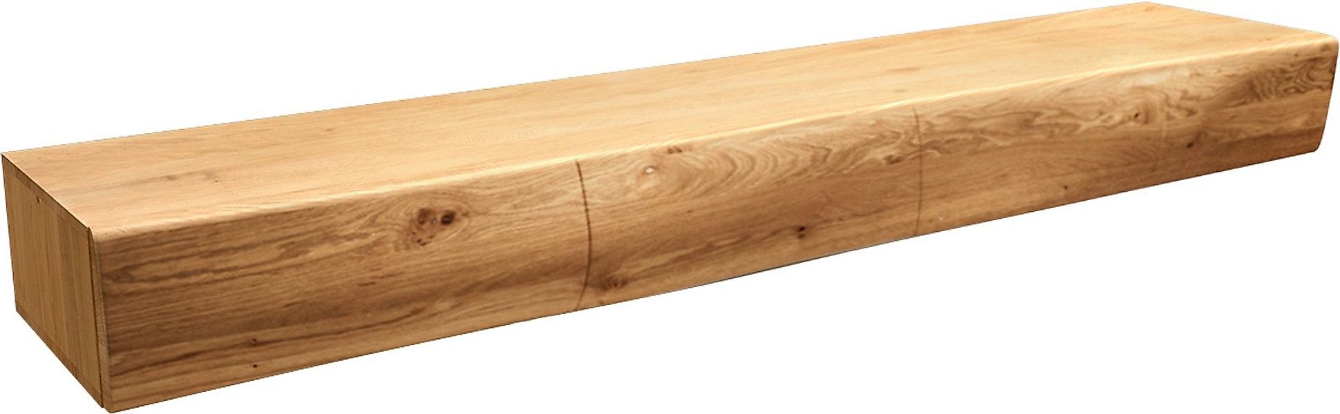 DELIFE Lowboard New, Live-Edge Eiche Natur günstig online kaufen