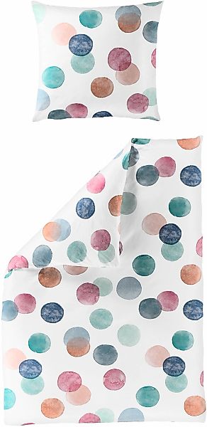 BIERBAUM Bettwäsche "4072" 2 Stk. Seersucker, 100 % Baumwolle, bügelfrei günstig online kaufen