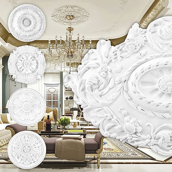 Grand Decor Wanddekoobjekt R119 (Stuckrosette aus günstig online kaufen