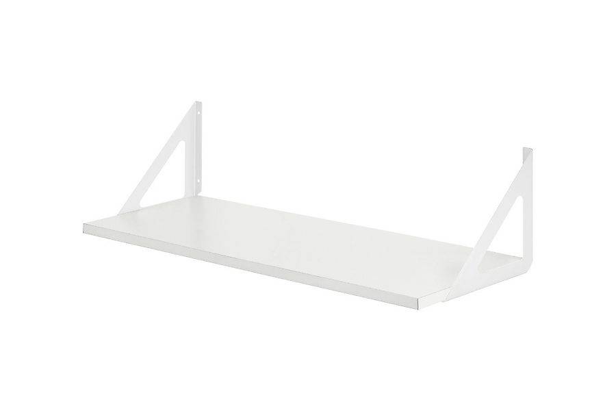 Dolle Wandregal Dolle Wandregal Triangolo 60 x 25 cm weiß/weiß günstig online kaufen