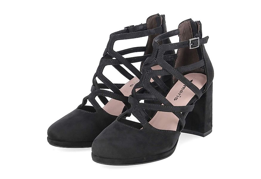 Tamaris Tamaris 1-22446-46-001 Damen Textil schwarz Keilpumps günstig online kaufen