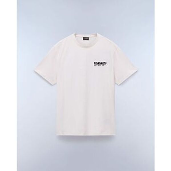 Napapijri  T-Shirts & Poloshirts S-VIGNONI BACK - NP0A4ILX-N1A1 WHITE WHISP günstig online kaufen