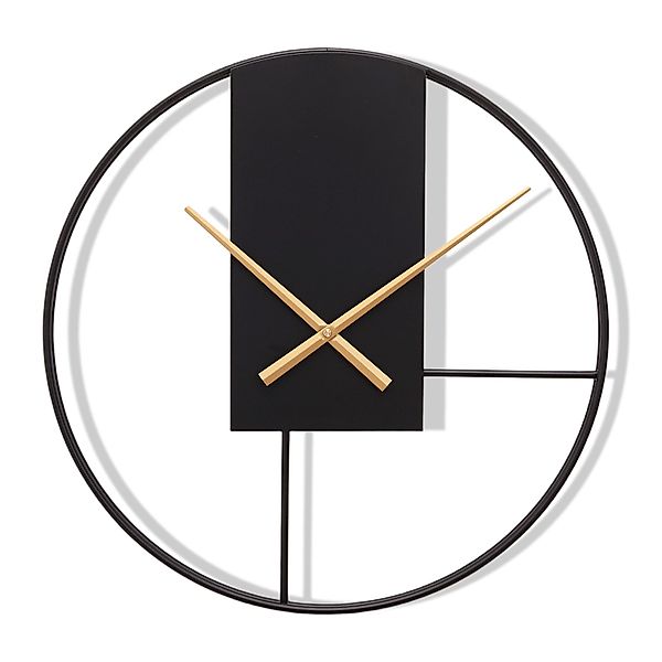 Yorbay Wanduhr Metall Minimal Wanduhr Leise günstig online kaufen