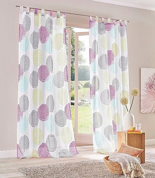 my home Gardine Belem (1 St), Schlaufen, transparent, Voile, 1 oder 2 Schal günstig online kaufen