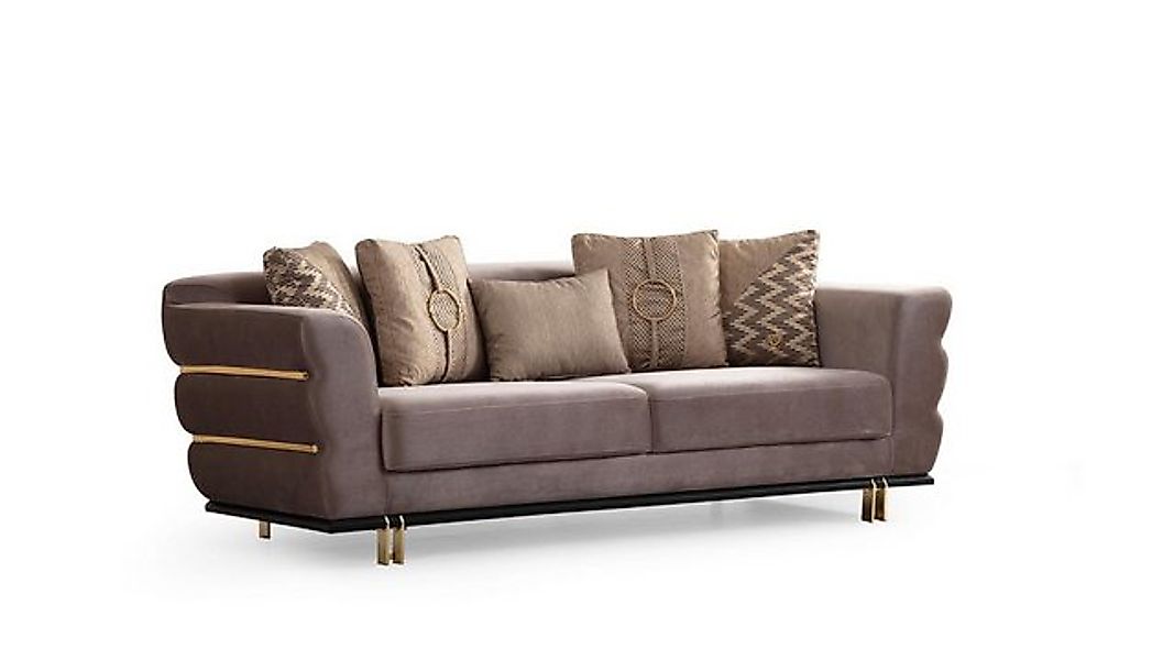 JVmoebel Sofa Dreisitzer Polstermöbel Couch Sofa Couchen Sitzpolster 230cm, günstig online kaufen