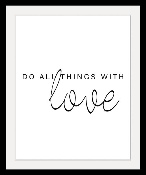 queence Bild »Liebe« Liebessprüche   Motivationsbilder   Schriftzug   Schwa günstig online kaufen