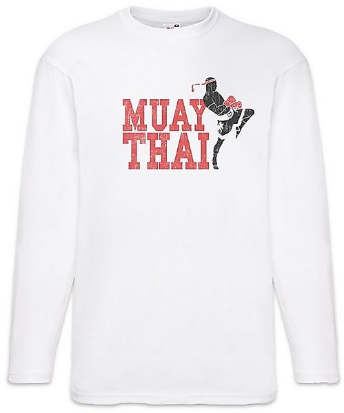 Urban Backwoods Langarmshirt Muay Thai Fighter Langarm T-Shirt Martial Arts günstig online kaufen