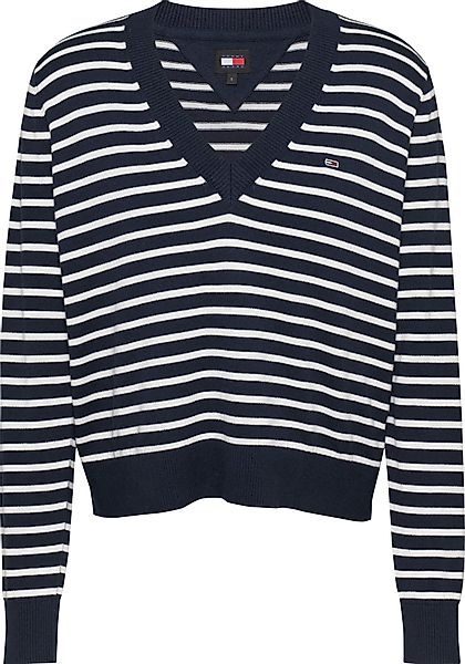 Tommy Jeans Strickpullover TJW ESSENTIAL VNECK günstig online kaufen