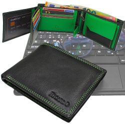 L&B Geldbörse Nappaleder Bi-Color Portemonnaie, mit günstig online kaufen