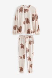 Next Pyjama Weicher, langärmeliger Schlafanzug (2 günstig online kaufen
