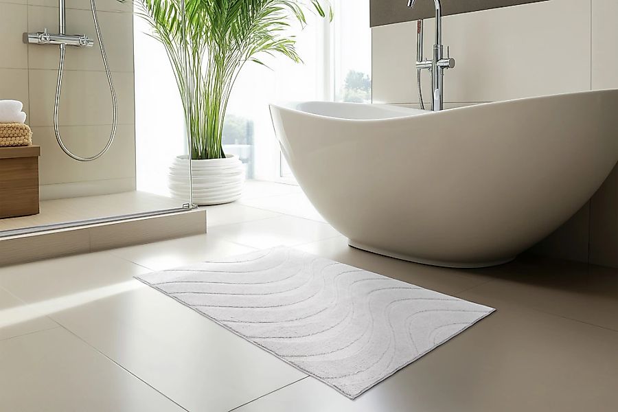 Kayoom Badematte "Badematte Ocean Touch 425" Kurzflor günstig online kaufen