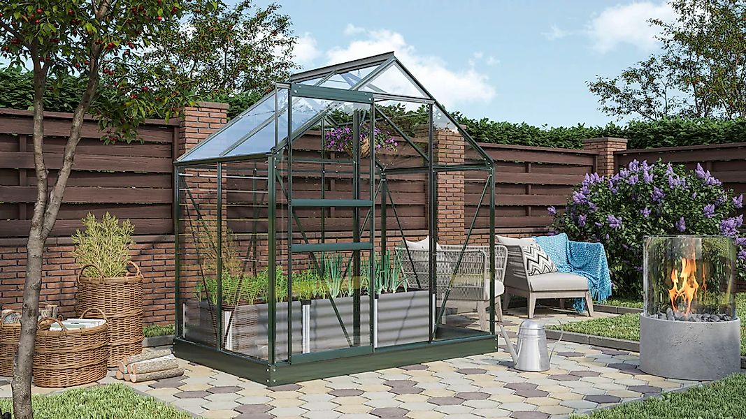 Vitavia Gewächshaus "Venus 2500" Alu-Profile, 3 mm Sicherheitsglas günstig online kaufen