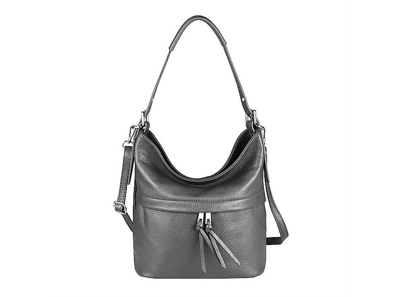 ITALYSHOP24 Schultertasche Made in Italy Damen XL Leder Shopper, als Handta günstig online kaufen