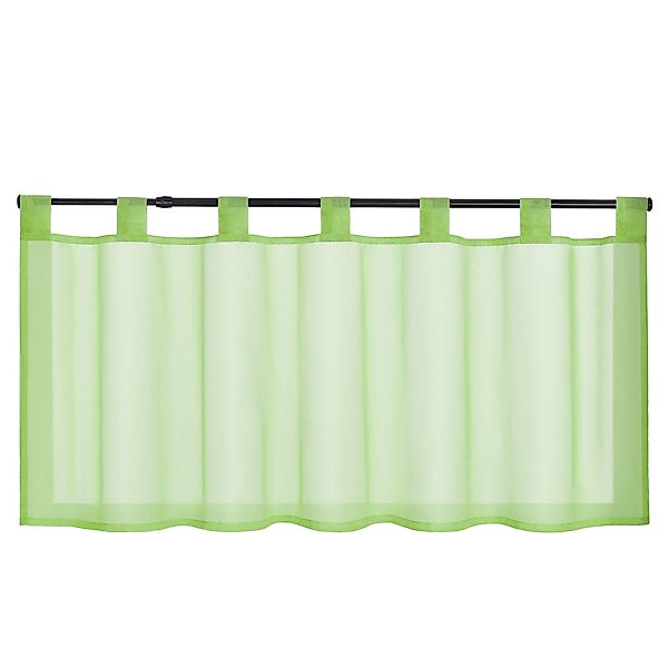 Delien Scheibengardine Eva, Schlaufen, Voile Uni Kurzstore Küche günstig online kaufen