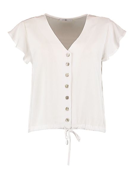 HaILY’S Kurzarmbluse Ar44isa (1-tlg) Drapiert/gerafft günstig online kaufen