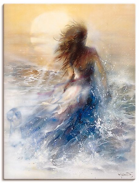 Artland Wandbild "Sommer I" Frau 1 Stk. tlg. als Leinwandbild, Poster, Wand günstig online kaufen