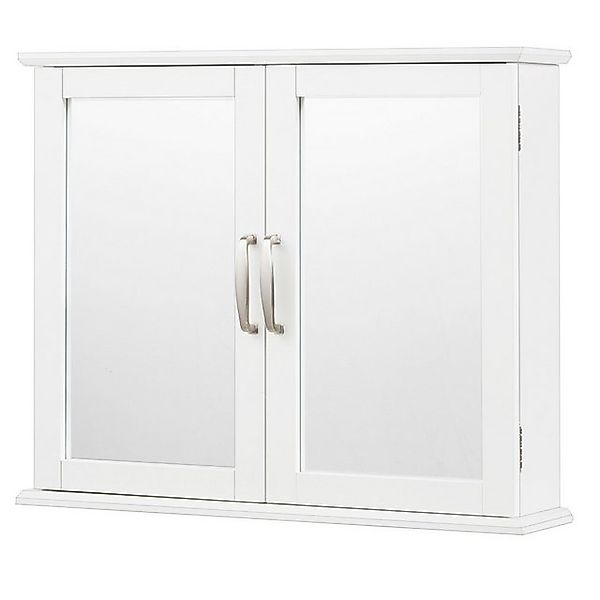 COSTWAY Spiegelschrank Badezimmerspiegel mit Spiegel,hängend,weiß, 60x50cm günstig online kaufen