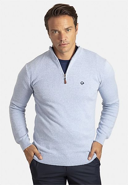 SIR RAYMOND TAILOR Strickpullover "Sochi", mit stilvollem Half-Zip günstig online kaufen