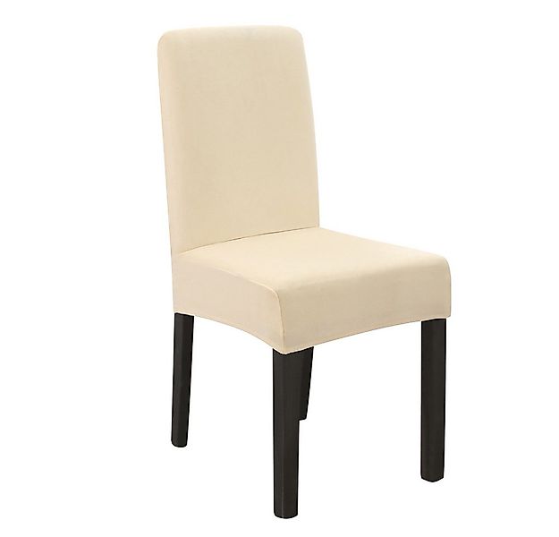 Rosnek Stuhlhusse Wasserdichter,Stretch,Samt,Einfarbig Esszimmer Hochzeit D günstig online kaufen