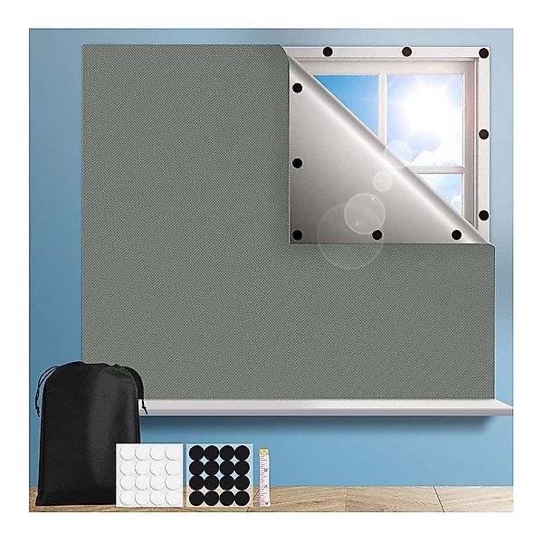 Verdunklungsrollo 100 % Verdunkelungsvorhänge für Schlafzimmer, günstig online kaufen