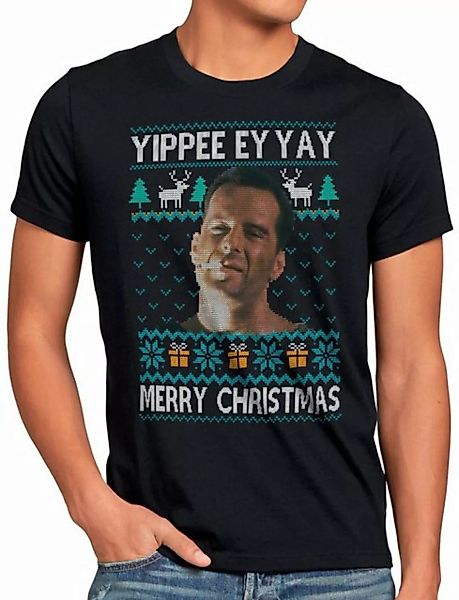 style3 Print-Shirt John mclane langsam xmas weihnachten stirb pulli ugly st günstig online kaufen