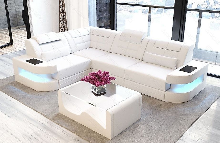 Sofa Dreams Ecksofa Ledersofa Como L günstig online kaufen