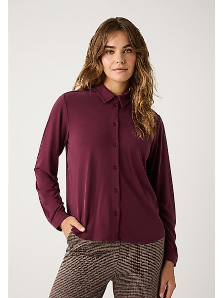 MORE&MORE Langarmbluse softe Stretchbluse Jersey günstig online kaufen