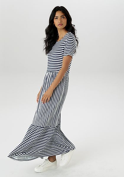 Aniston SELECTED Sommerkleid im gestreiften Design günstig online kaufen
