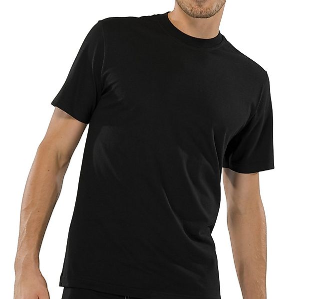 Schiesser Unterhemd American Crew Neck Shirt (Doppelpack) Single Jersey Qua günstig online kaufen