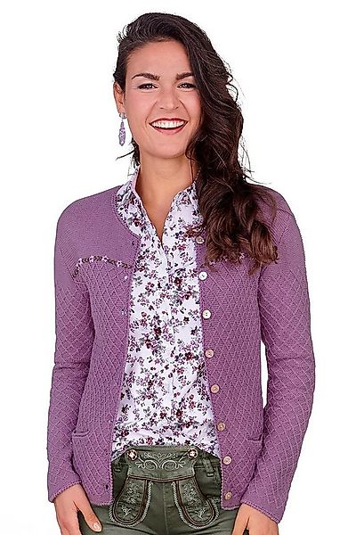 Hammerschmid Trachtenjacke Trachten Strickjacke - LUND - mauve günstig online kaufen