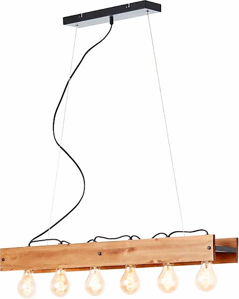 Brilliant Pendelleuchte »Calandra«, 6 flammig, Leuchtmittel E27   ohne Leuc günstig online kaufen