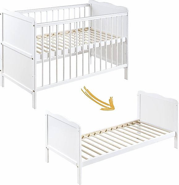 Moltico Babybett Kinderbett Babybett 60x120 cm günstig online kaufen