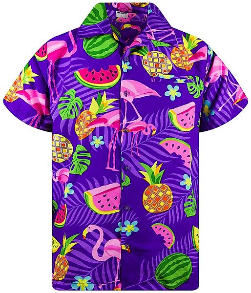King Kameha Hawaiihemd Flamingo Melone Funky günstig online kaufen