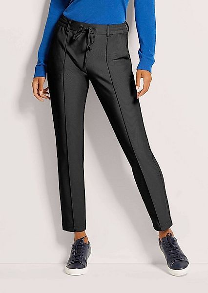 MADELEINE Stoffhose Stretchhose mit Tunnelzug Gerade, knöchellange Hose mit günstig online kaufen