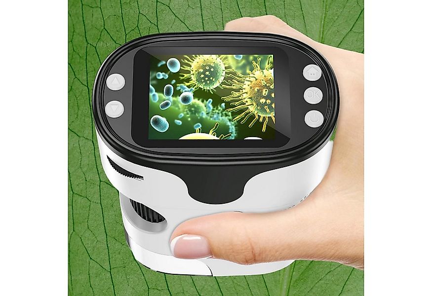 REDOM Tragbares Lernmikroskop Kinder Digitalmikroskop Kindermikroskop (1000 günstig online kaufen