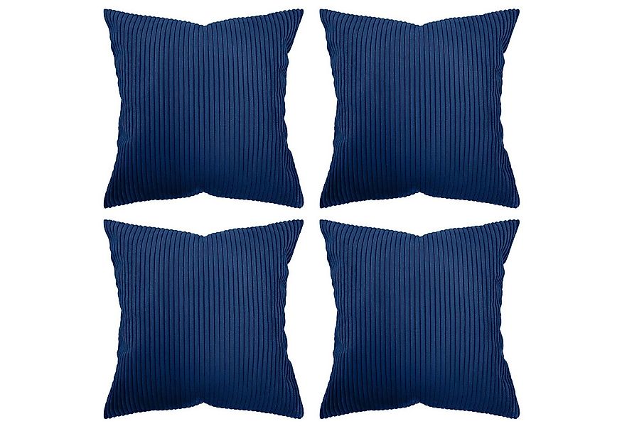 Amilian Kissenhüllen - 4er Set Kissenbezug - Zierkissenbezüge - Kissenbezüg günstig online kaufen