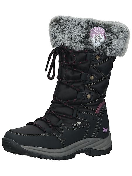 MUSTANG Stiefel Lederimitat/Textil Winterstiefel günstig online kaufen