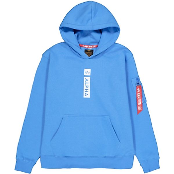 Alpha Industries  Sweatshirt Alpha Puff Print Hoodie - mediteranian blue günstig online kaufen