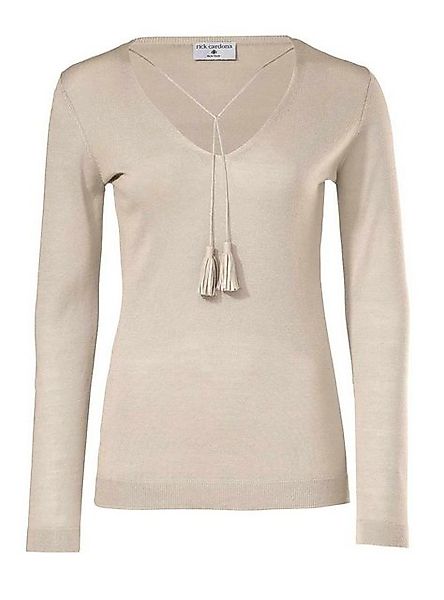 heine Troyer HEINE Damen Feinstrickpullover m. Quasten, sand günstig online kaufen