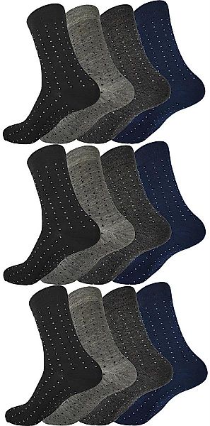EloModa Basicsocken 12 Paar Herren Socken günstig online kaufen