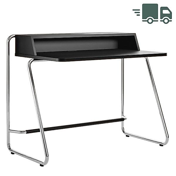 ABVERKAUF: THONET Stahlrohr Schreibtisch S 1200 | Esche offenporig schwarz günstig online kaufen