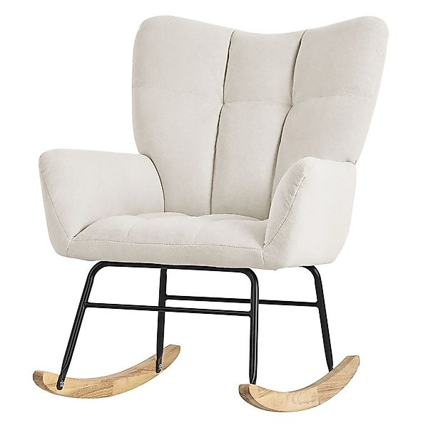 ML-DESIGN Schaukelstuhl Schaukelsessel Ohrenstuhl Relaxsessel Akzentstuhl günstig online kaufen