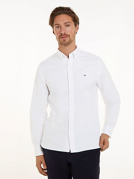 Tommy Hilfiger Langarmhemd SOLID HERITAGE OXFORD günstig online kaufen