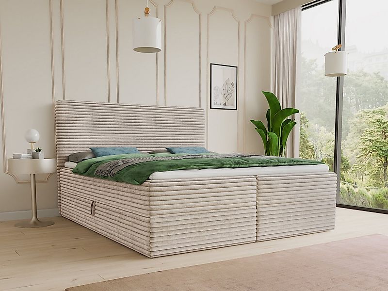 Sofnet Boxbett Mollo (mit zwei Bettkästen, Bonell-Matratze und Topper), Dop günstig online kaufen