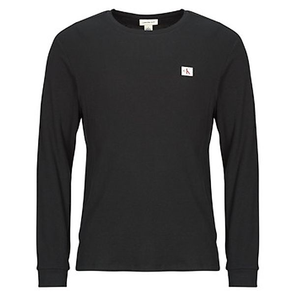 Calvin Klein Jeans  Langarmshirt LS WAFFLE BADGE CREWNK TEE günstig online kaufen