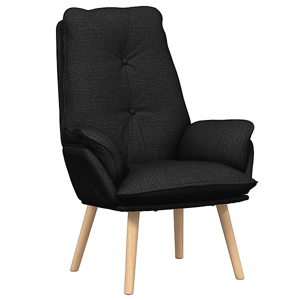 vidaXL Sessel Entspannungsstuhl Schwarzer Stoff (1-St) günstig online kaufen