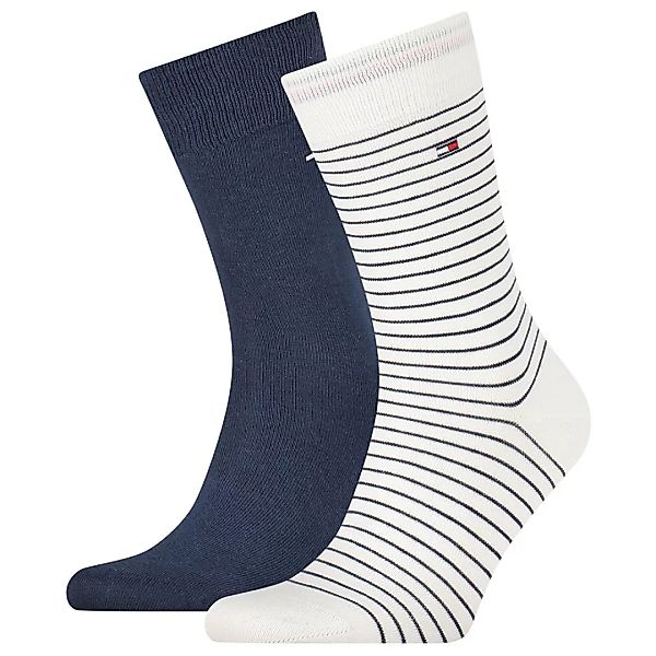 Tommy Hilfiger Small Stripe Socken 2 Paare EU 43-46 White Combo günstig online kaufen