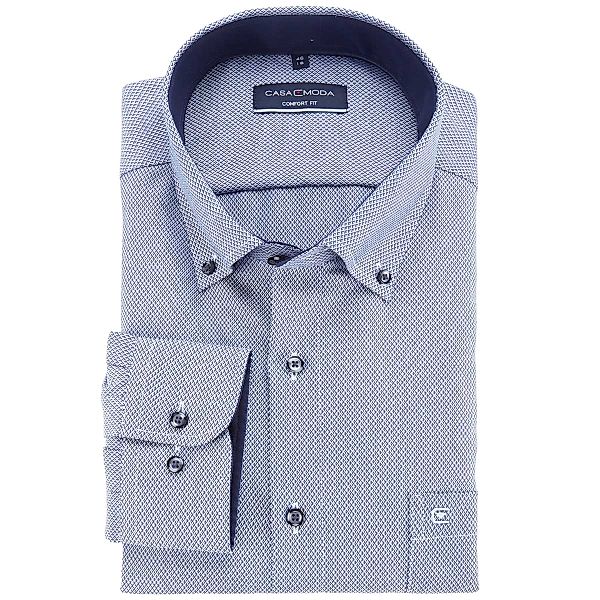 CASA MODA Businesshemd aus Biobaumwolle, langarm Farbe blau Größe: 58 günstig online kaufen